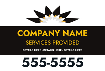 Picture of 12" x 18" - Car Magnet - Contractor - 04
