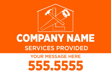 Picture of 12" x 18" - Car Magnet - Contractor - 06