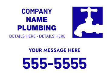 Picture of 12" x 18" - Car Magnet - Contractor - 09