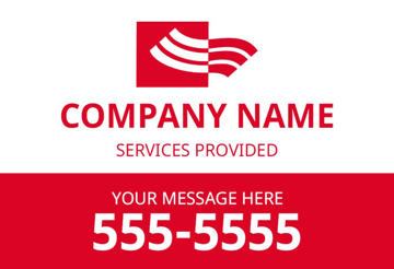 Picture of 12" x 18" - Car Magnet - Contractor - 10