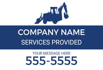 Picture of 12" x 18" - Car Magnet - Contractor - 11