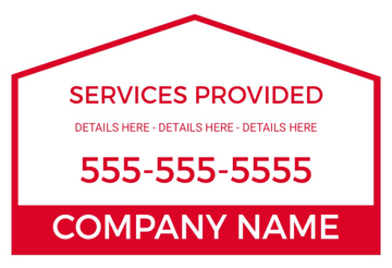Picture of 12" x 18" - Car Magnet - Contractor - 13
