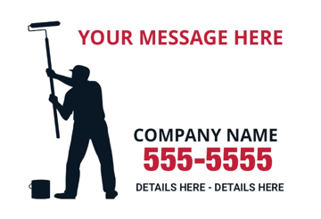 Picture of 12" x 18" - Car Magnet - Contractor - 18