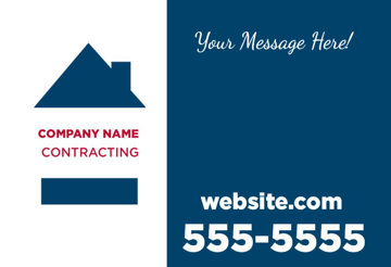 Picture of 12" x 18" - Car Magnet - Contractor - 30