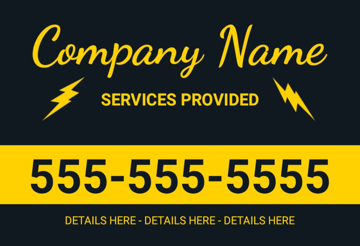 Picture of 12" x 18" - Car Magnet - Contractor - 36