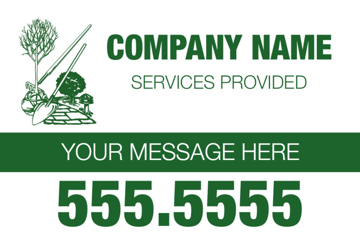 Picture of 12" x 18" - Car Magnet - Lawn Care - 02