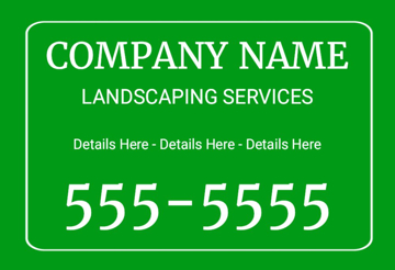 Picture of 12" x 18" - Car Magnet - Lawn Care - 01