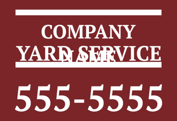 Picture of 12" x 18" - Car Magnet - Lawn Care - 04