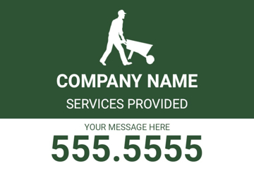 Picture of 12" x 18" - Car Magnet - Lawn Care - 03