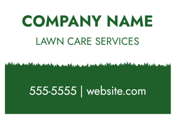 Picture of 12" x 18" - Car Magnet - Lawn Care - 11