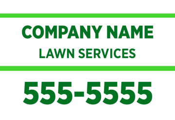 Picture of 12" x 18" - Car Magnet - Lawn Care - 14