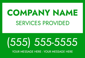 Picture of 12" x 18" - Car Magnet - Lawn Care - 16
