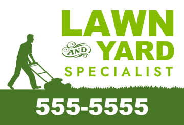 Picture of 12" x 18" - Car Magnet - Lawn Care - 21