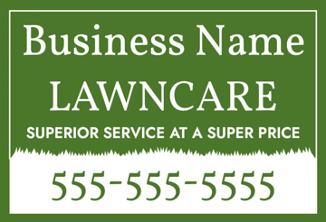 Picture of 12" x 18" - Car Magnet - Lawn Care - 25