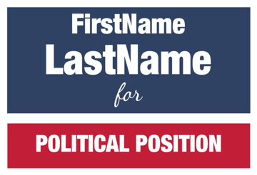 Picture of 12" x 18" - Car Magnet - Political - 04