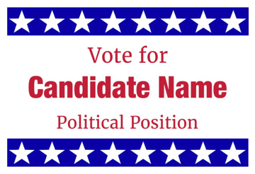 Picture of 12" x 18" - Car Magnet - Political - 06
