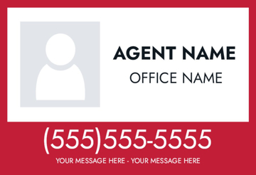 Picture of 12" x 18" - Car Magnet - Real Estate - 06