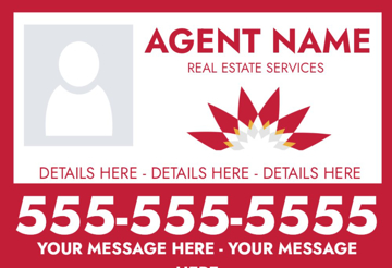 Picture of 12" x 18" - Car Magnet - Real Estate - 07