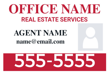 Picture of 12" x 18" - Car Magnet - Real Estate - 08