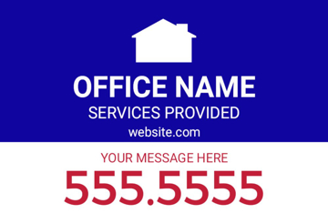 Picture of 12" x 18" - Car Magnet - Real Estate - 10