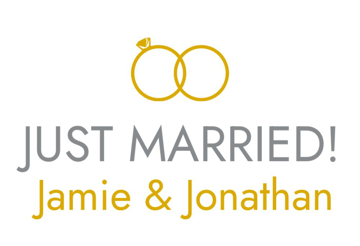 Picture of 12" x 18" - Car Magnet - Wedding - 10