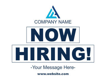 Picture of 18" x 24" - Car Magnet - Now Hiring - 02