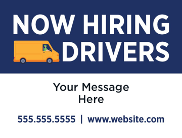 Picture of 18" x 24" - Car Magnet - Now Hiring - 07