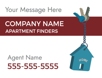 Picture of 18" x 24" - Car Magnet - Property Management - 01