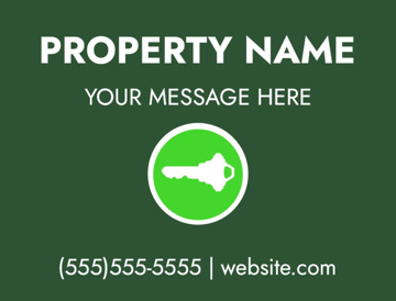 Picture of 18" x 24" - Car Magnet - Property Management - 02