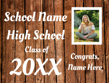 Picture of 18" x 24" - Car Magnet - Graduation - 04