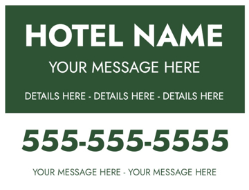 Picture of 18" x 24" - Car Magnet - Hospitality - 02