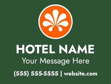 Picture of 18" x 24" - Car Magnet - Hospitality - 09