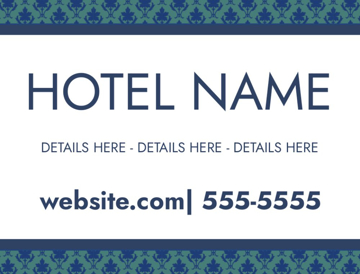 Picture of 18" x 24" - Car Magnet - Hospitality - 12