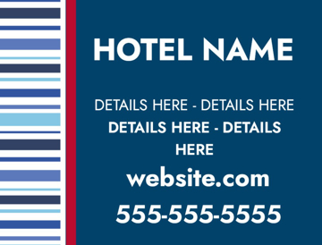 Picture of 18" x 24" - Car Magnet - Hospitality - 15