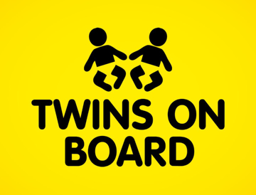 Picture of 18" x 24" - Car Magnet - Baby On Board - 05