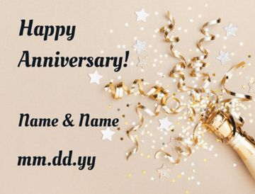 Picture of 18" x 24" - Car Magnet - Anniversary - 02