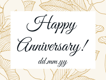 Picture of 18" x 24" - Car Magnet - Anniversary - 04