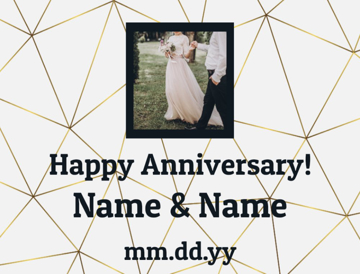 Picture of 18" x 24" - Car Magnet - Anniversary - 05