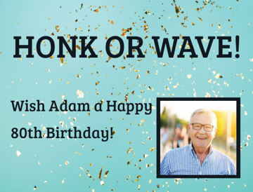 Picture of 18" x 24" - Car Magnet - Birthday - 01