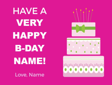 Picture of 18" x 24" - Car Magnet - Birthday - 02