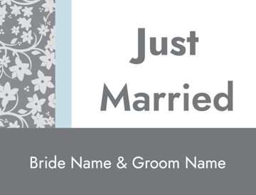 Picture of 18" x 24" - Car Magnet - Wedding - 07