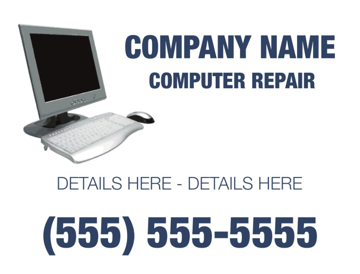 Picture of 18" x 24" - Car Magnet - IT Services - 02