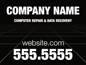 Picture of 18" x 24" - Car Magnet - IT Services - 03