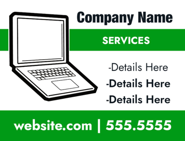 Picture of 18" x 24" - Car Magnet - IT Services - 05