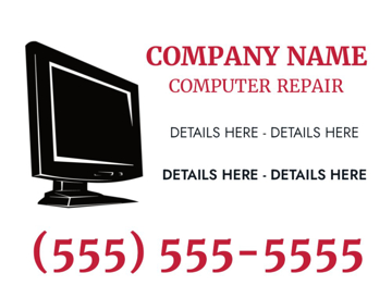 Picture of 18" x 24" - Car Magnet - IT Services - 07