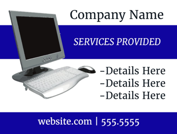 Picture of 18" x 24" - Car Magnet - IT Services - 11