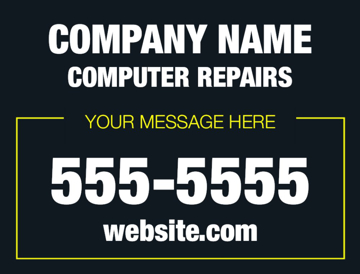 Picture of 18" x 24" - Car Magnet - IT Services - 12
