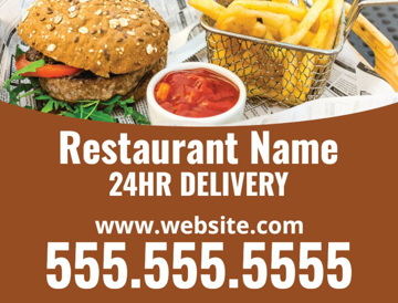 Picture of 18" x 24" - Car Magnet - Delivery - 04