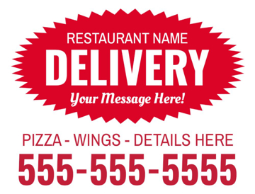 Picture of 18" x 24" - Car Magnet - Delivery - 06