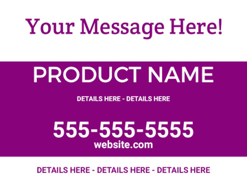 Picture of 18" x 24" - Car Magnet - Retail - 13